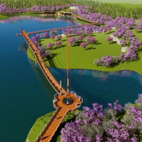 溫州峰臺山水庫棧橋